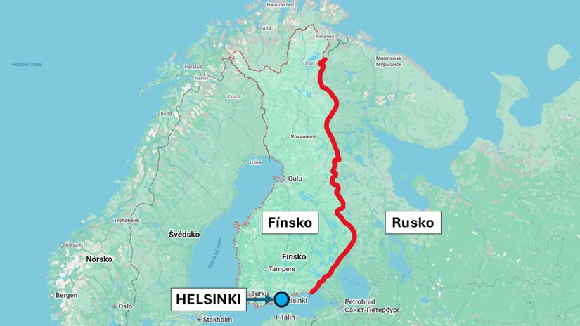 Fínsko-ruská pozemná hranica