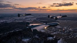 Ruské útočné drony - obrázok vytvorený AI