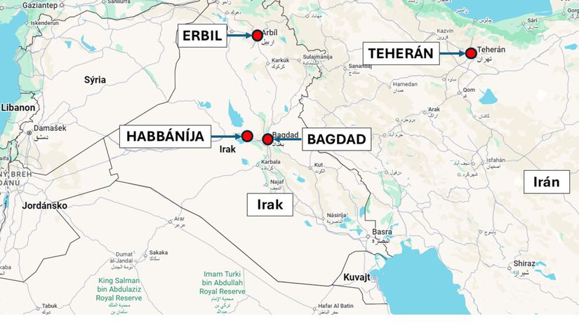 Habbáníja, Irak