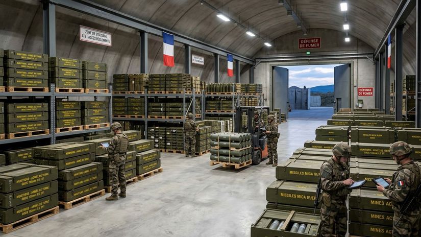 Muničný sklad francúzskej armády - obrázok...