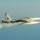 lietadlo typu Su-25, stíhačka, ukrajinský pilot, vojna
