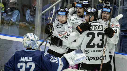 Hrdina Petráš vyrovnal i rozhodol v predĺžení. Košice vyhrali prvý zápas na Slovane