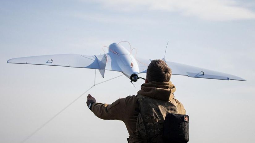 Štart ukrajinského dronu