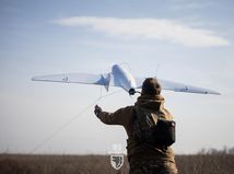 Štart ukrajinského dronu