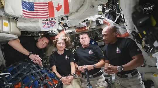 VIDEO: Trápne ticho vo vesmíre. Astronauti reagovali na Trumpov prejav nečakane