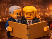 trump netanjahu lego