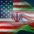 Vlajky USA a Iránu - obrázok vytvorený AI