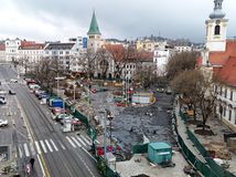 rekonštrukcia námestie snp bratislava