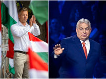 Viktor Orbán / Péter Magyar /