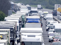 SR doprava kolóny D1 uzávera BAX