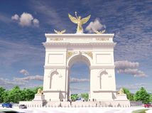 Trumpov víťazný oblúk, Reuters