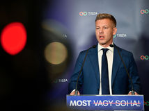 Péter Magyar, líder strany Tisza.