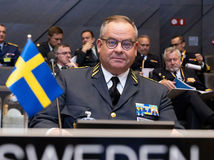 Švédsky vrchný veliteľ ozbrojených síl Michael Klasson.