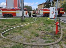 hasiči HaZZ Bajč požiar triedička hasiace práce NRX