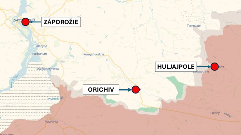 Orichiv, Záporožská oblasť, Ukrajina 19. apríla...