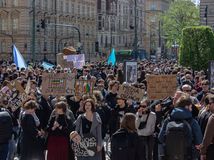 praha študenti protest štrajk médiá