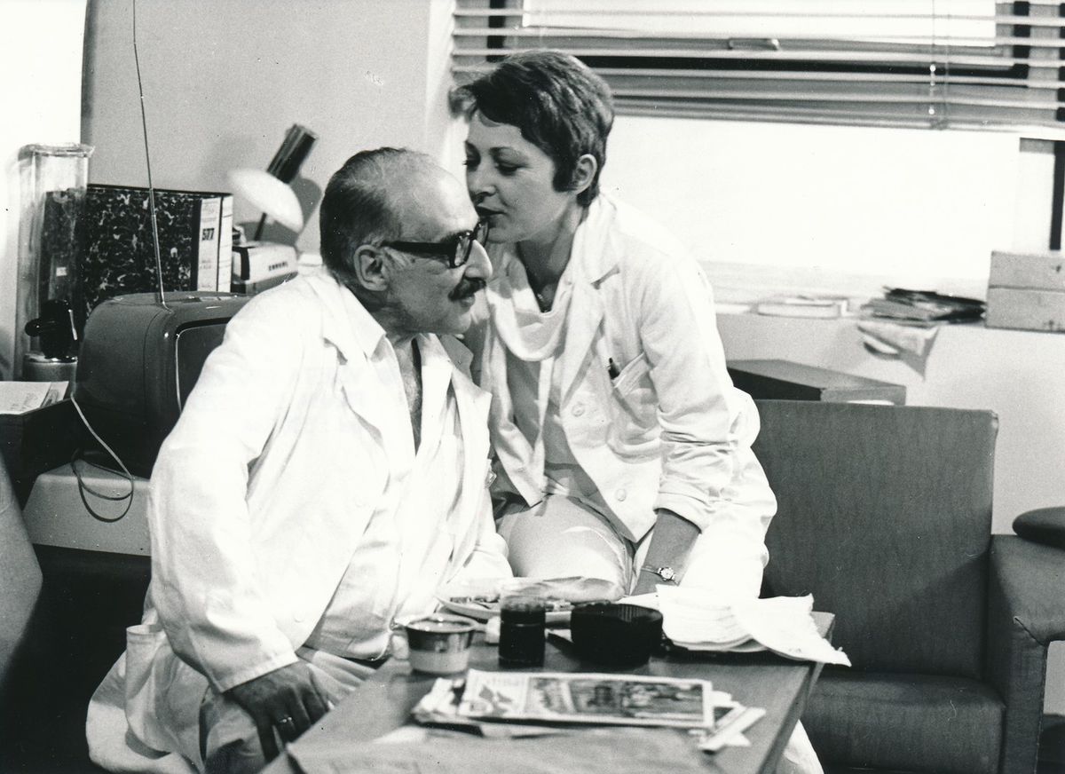 Miloš Kopecký in a shot from the series Hospital on...