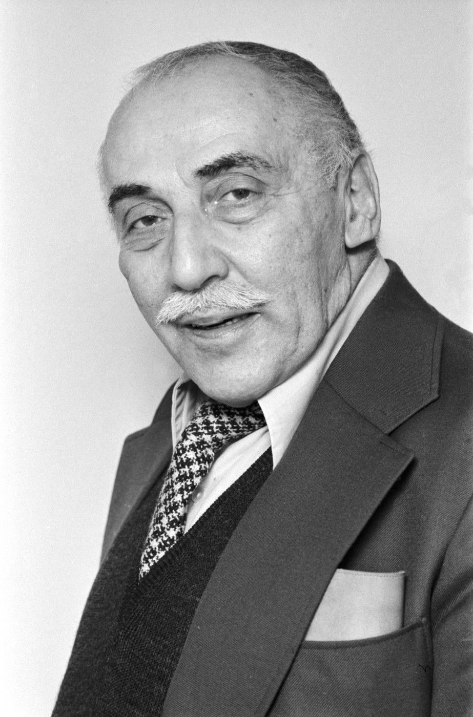 Actor Miloš Kopecký in a shot from 1983.