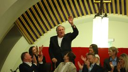 Among the congratulators of the actress Jiřina Bohdalová was...