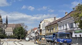 Práce na rekonštrukcii Hlavnej ulice pri Dolnej...