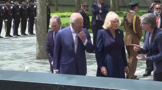 Kráľ Charles navštívil pamätník obetí 11. septembra v New Yorku