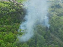 požiaroch lesov pri Kokave nad Rimavicou a Liptovskom Trnovci, lesný oheň, hasiči