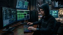 Čínsky hacker - obrázok vytvorený AI