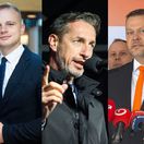 Mazurek, Majerský, Migaľ - kandidáti na prešovského župana