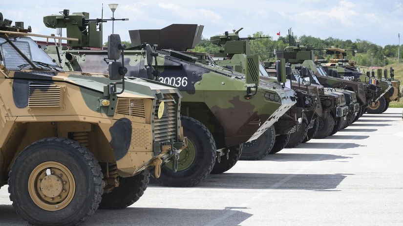 Automobilová technika na cvičení NATO - Srbsko