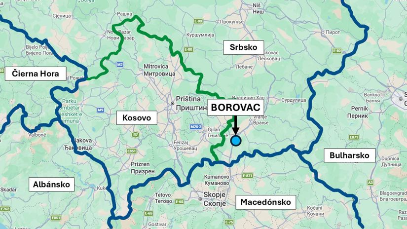 Výcvikový priestor Borovac, Srbsko