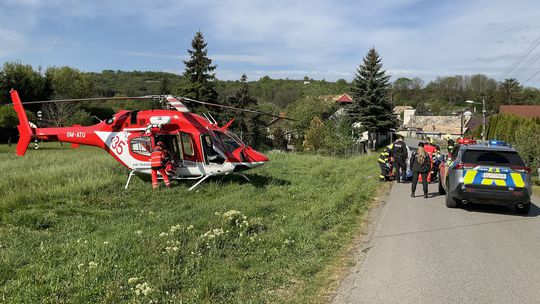 Vo Vígľaši betónové panely zavalili 25-ročného muža, ratoval ho vrtuľník
