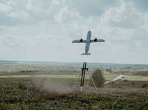 Vzlet ukrajinského dronu