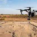 Afrika a dron - obrázok vytvorený AI