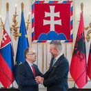 SR prezident Pellegrini Albánsko Begaj návšteva prijatie TK B