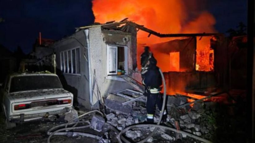Viľňansk po ruskom útoku 20. mája 2026