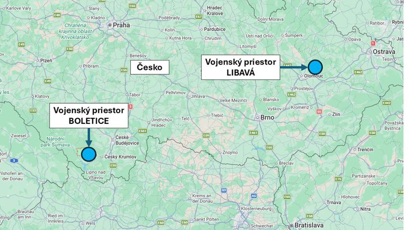 Vojenské priestory Boletice a Libavá, Česká...
