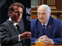 Macron, Lukašenko