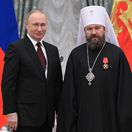 Putin a biskup Ilarion