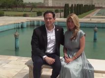 Rubio s manželkou, Tádž Mahal, Reuters, NEPOUZIVAT