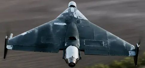 Ruský prúdový dron Geran-4 na zábere...