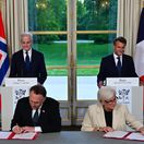 Podpis dohody medzi Nórskom a Francúzskom