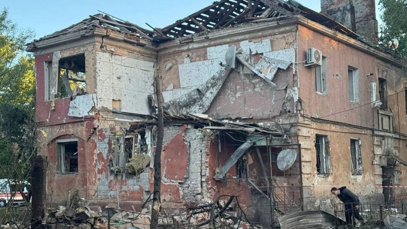 Dnipro po ruskom útoku 2. júna 2026