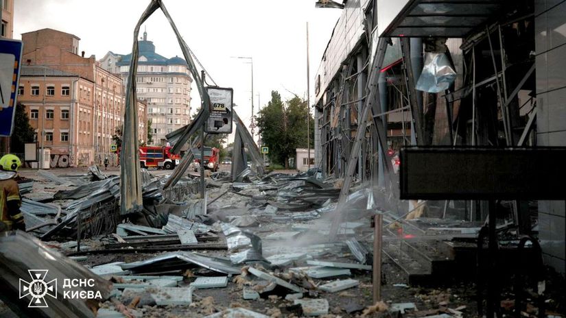 Kyjev po ruskom útoku 2. júna 2026