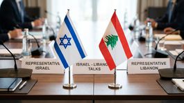 Vlajky Izraela a Libanonu - obrázok vytvorený AI