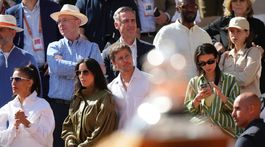Brad Pitt a jeho láska Ines si užívali French Open
