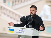 Ukrajinský prezident Volodymyr Zelenskyj, Kyjev