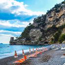Positano, Taliansko, more, dovolenka, pláž