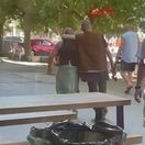 muž so sekerou v Bratislave