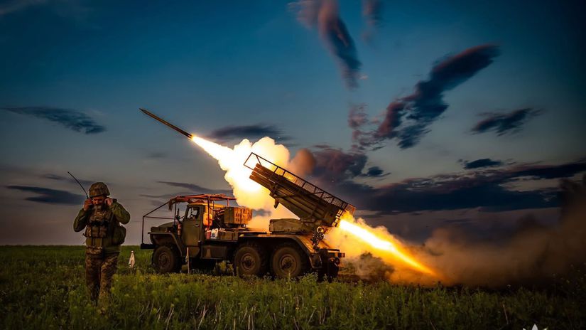 Grad, rocket launcher, Ukraine, war,