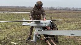 Príprava na štart ruského dronu